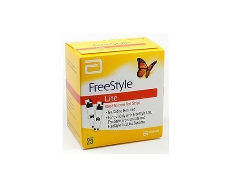 FREESTYLE LITE GLICEMIA 25STR