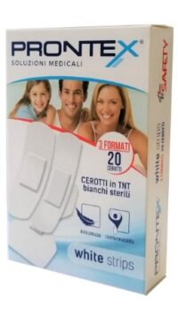 CER PRONTEX WHITE STRIPS 20PZ